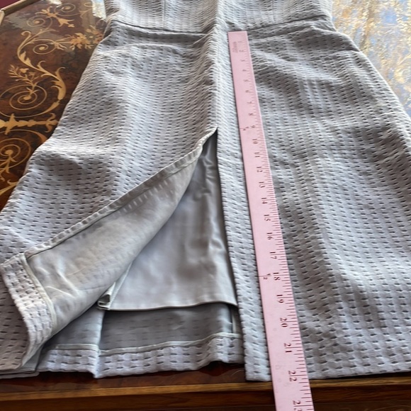 ADEAM yuzawa dress with leather godets sz6 Silver Swallow (lilac) NWT $1600 - Picture 7 of 8